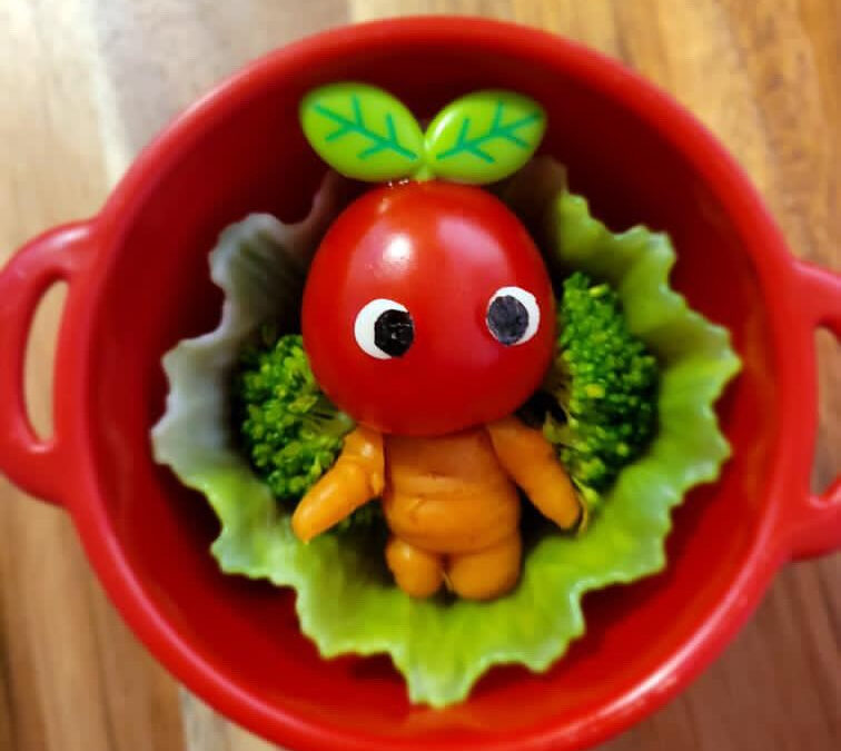 先日、マルシェでご購入いただいたにんじんとミニトマトを使って